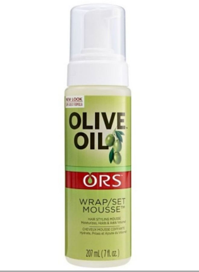 Olive Oil Wrap Set Mousse Protective Style