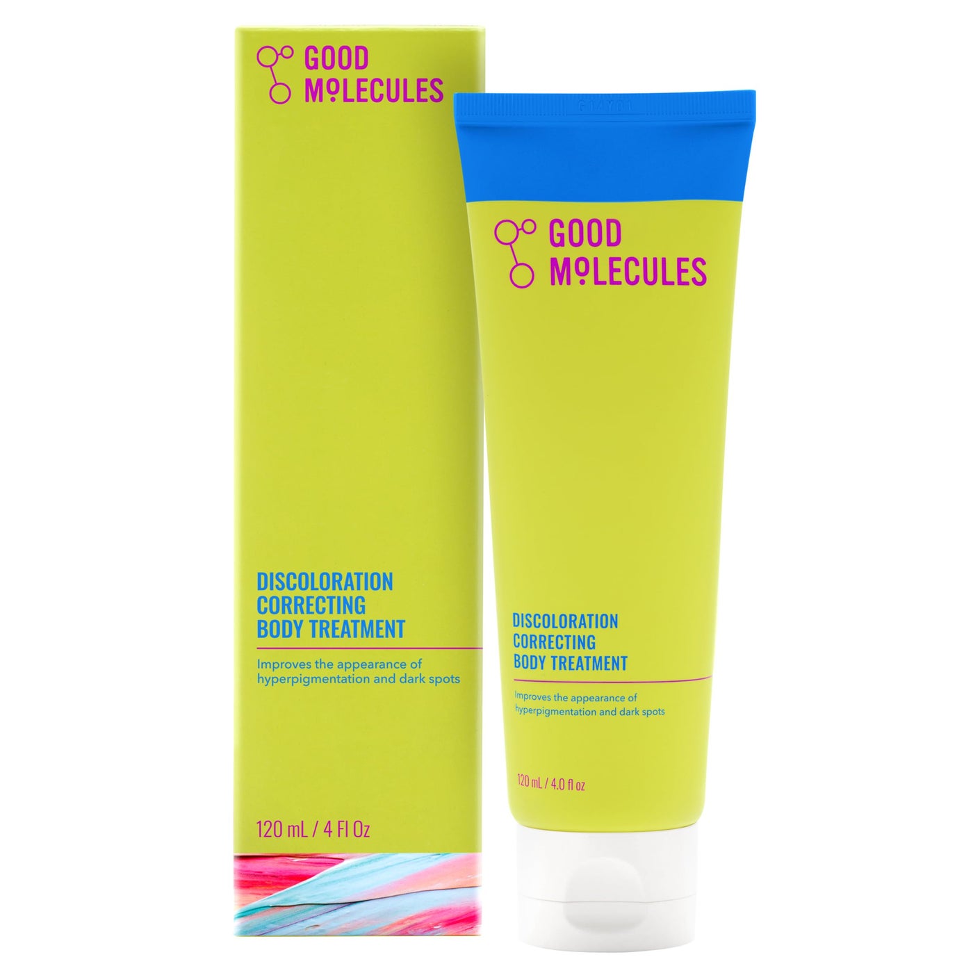Good Molecules Discoloration Correcting Body Treatment - Anti-Pigment Cream with Niacinamide, Tranexamic Acid - Target Dark Spots and Moisturize - Skincare for Body