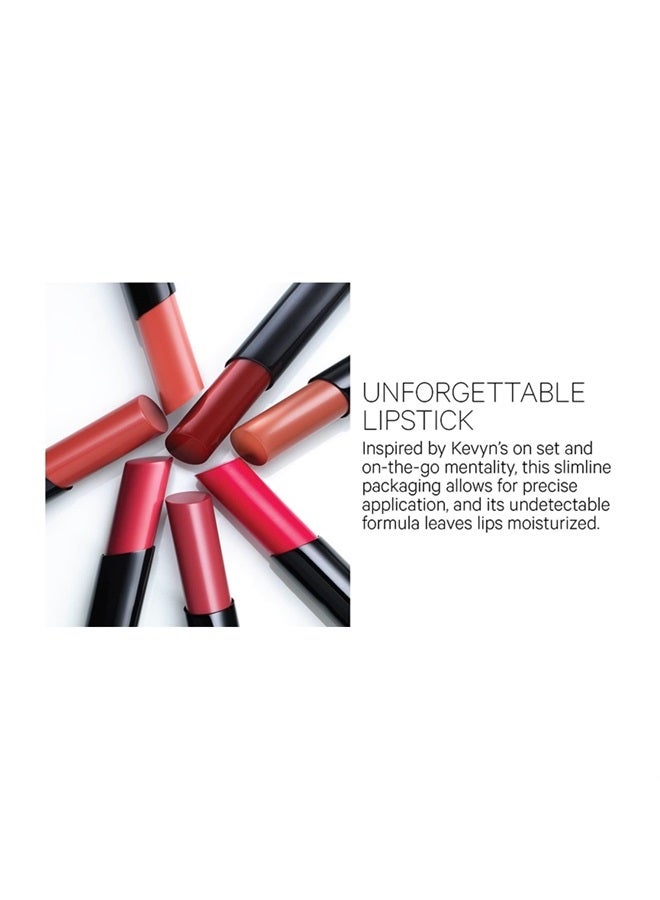 Unforgettable Lipstick, Bloodroses color with Cream finish: Intense color plus slim design with a weightless formula allows for a precise application for a makeup novice or expert.