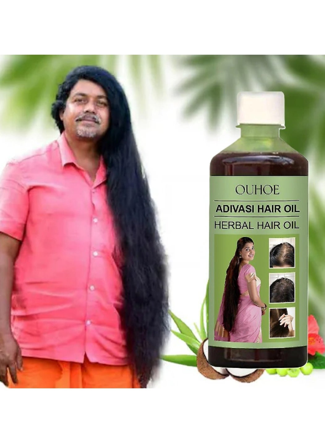 Adivasi Hair Care Oil – Scalp Cleansing, Hair Loss Prevention & Damage Repair for Strong, Healthy Hair