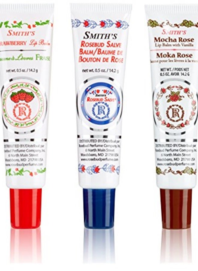 Medley Of Lip Balm Tubes, 0.5 Ounce, 2.4 Count