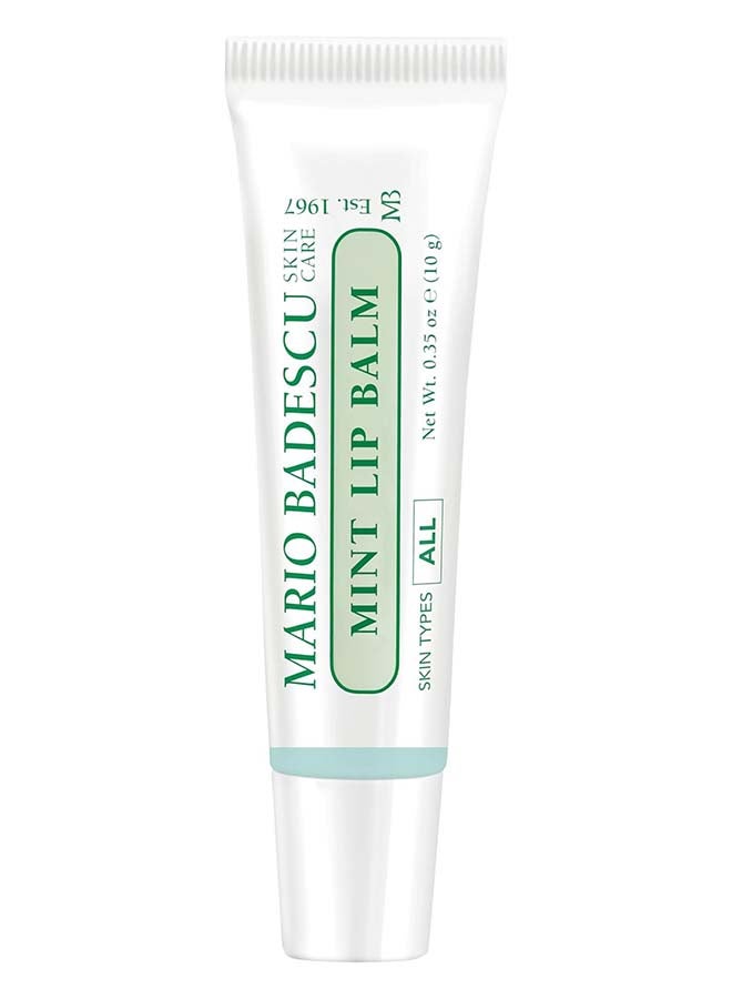 Moisturizing Mint Lip Balm 10g | Refreshing Cooling Mint Daily Hydrating Lip Balm | Soothing & Softening Lip Treatment for Dry & Chapped Lips | Long-Lasting Minty Fresh Moisturising Everyday Lip Care