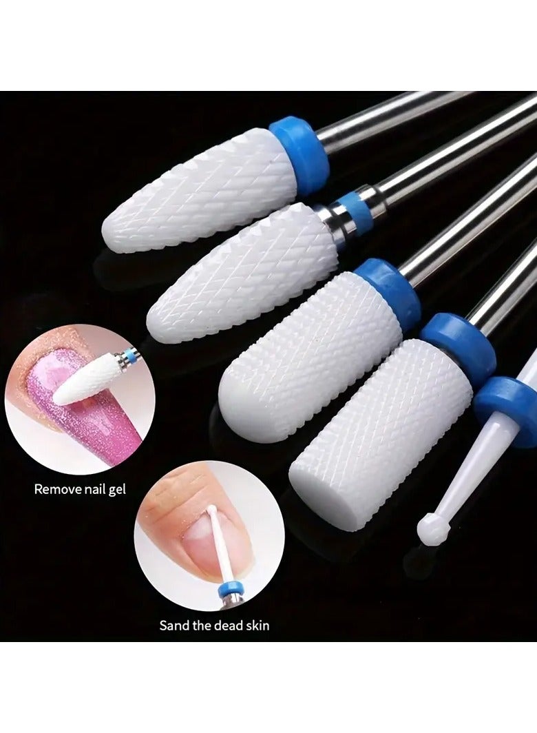 5pcs Professional Nail Drill Bits Set