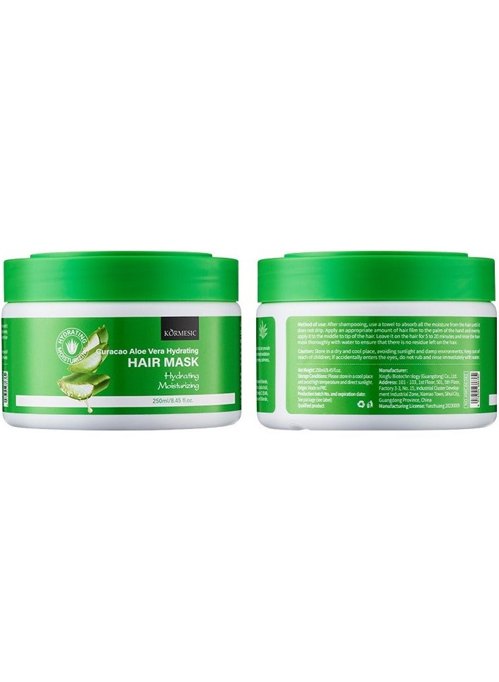 Aloe Vera Hydrating Hair Mask 250ml - Soothing & Moisturizing