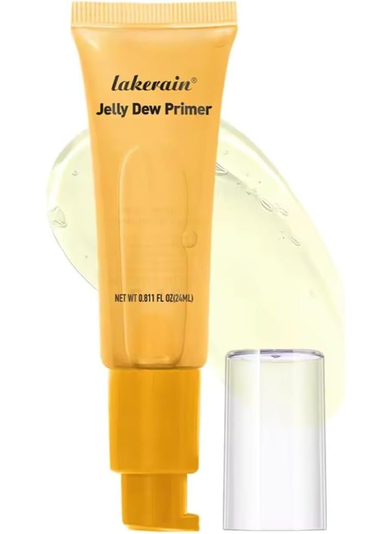 Jelly Dew Primer Banana for Moisturizing Soothing Nourishing Smooth Skin Jelly Texture and Hydrating Face Primer Evens Skin Tone and Brightens Makeup Primer 03