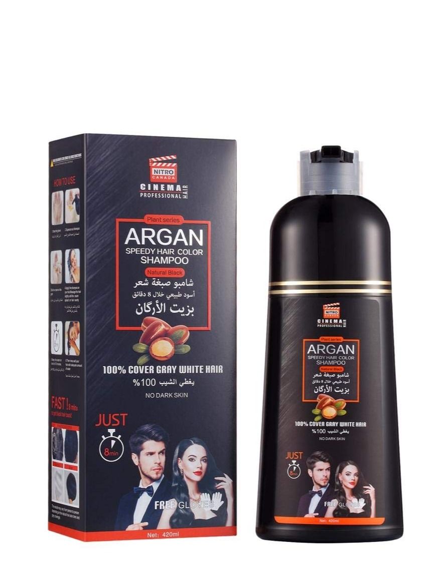 Nitro Canada Natural Black Hair Shampoo 420 ml