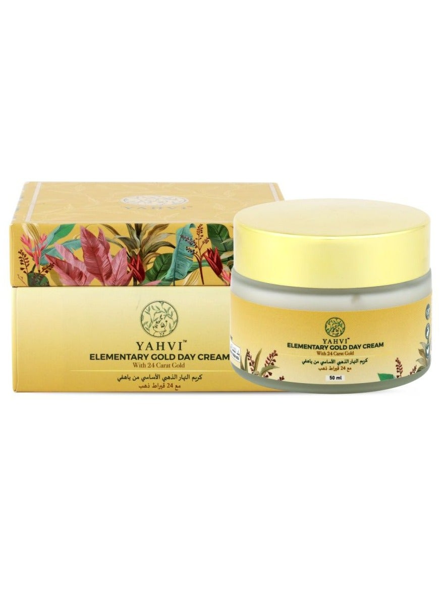 Elementary Gold Day Cream With 24 Carat Gold 50 ML