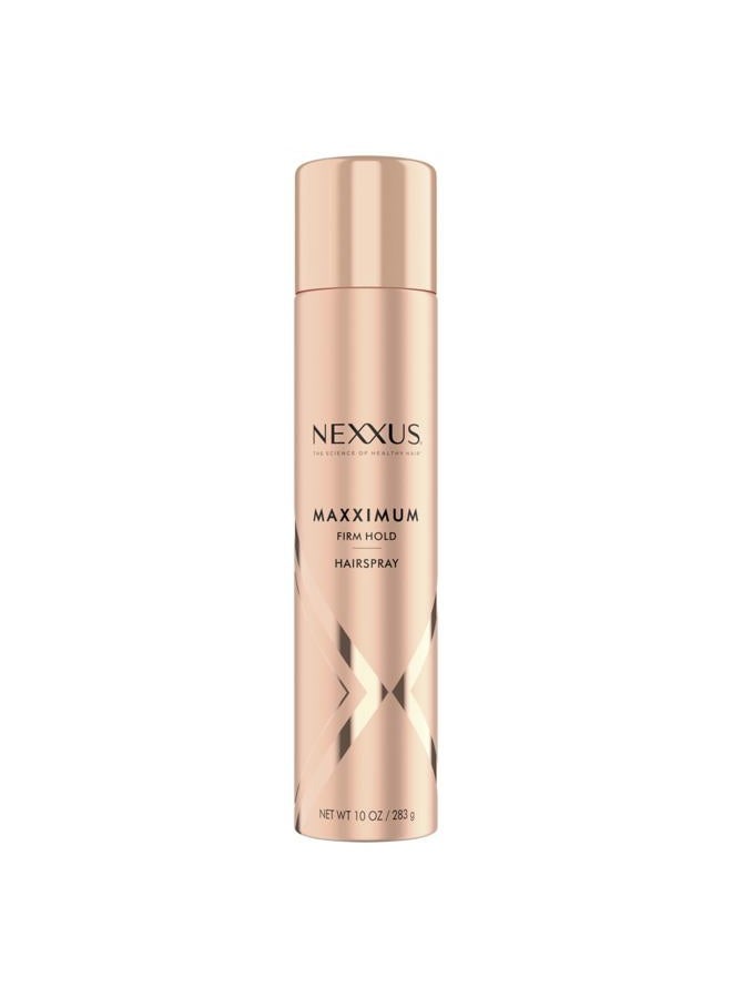 Maximum Hold Finishing Hair Spray, for Control, Hold Hairspray for Women Hair Styling, Pink, 10 oz