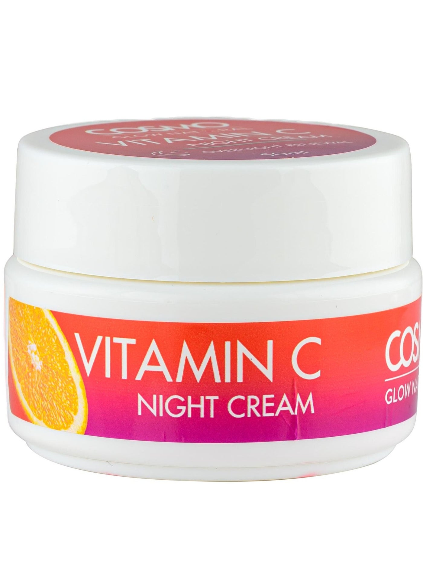 Cosmo Glow Natural Vitamin C Night Cream For Unisex 50ml, Hydrates & Brighten, Reduce Sign of Aging & Dark Spot