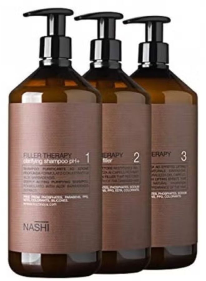 Nashi Filler Therapy Hair Care Set 3×1000gm