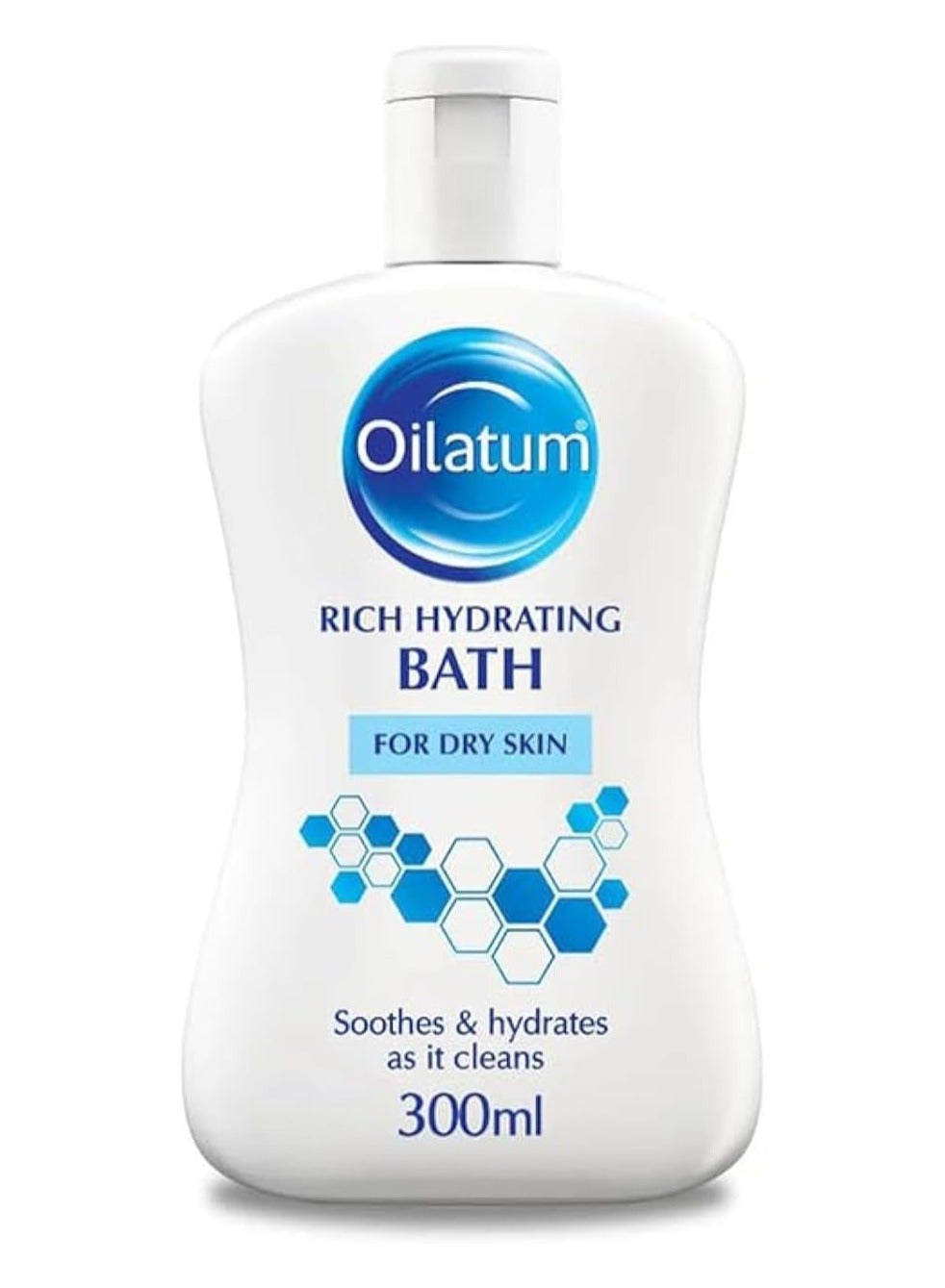 Oilatum Rich Hydrating Bath 300ml – Emollient Cleanser for Dry & Sensitive Skin