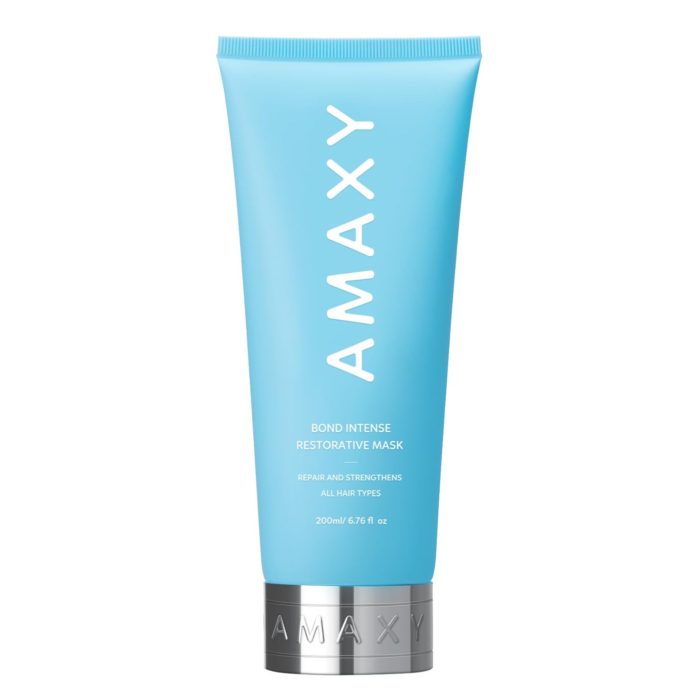 AMAXY Bond Intense Restorative Hair Mask – Deep Conditioning Treatment for Dry, Damaged Hair – Keratin-Enriched Formula for Frizz Control & Split End Repair – Sulfate-Free – 6.76 floz