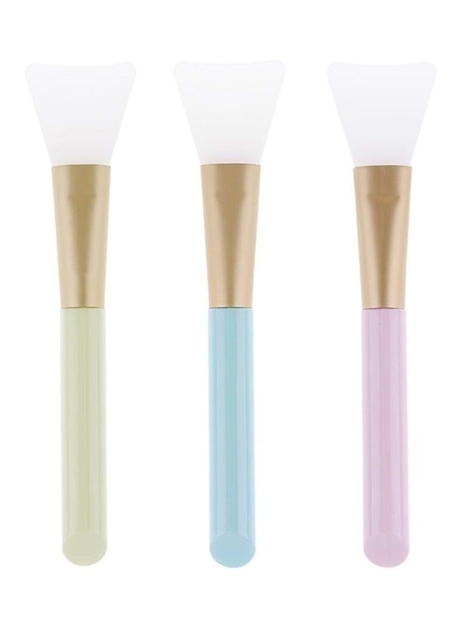 3-Piece Silicone Facial Mask Makeup Brushes Tool