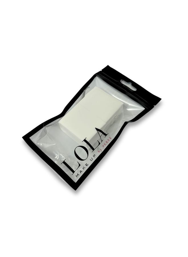 LOLA Wedge Sponge – Pack of 4 Ultra-Soft Triangular Sponges for Seamless Foundation Application