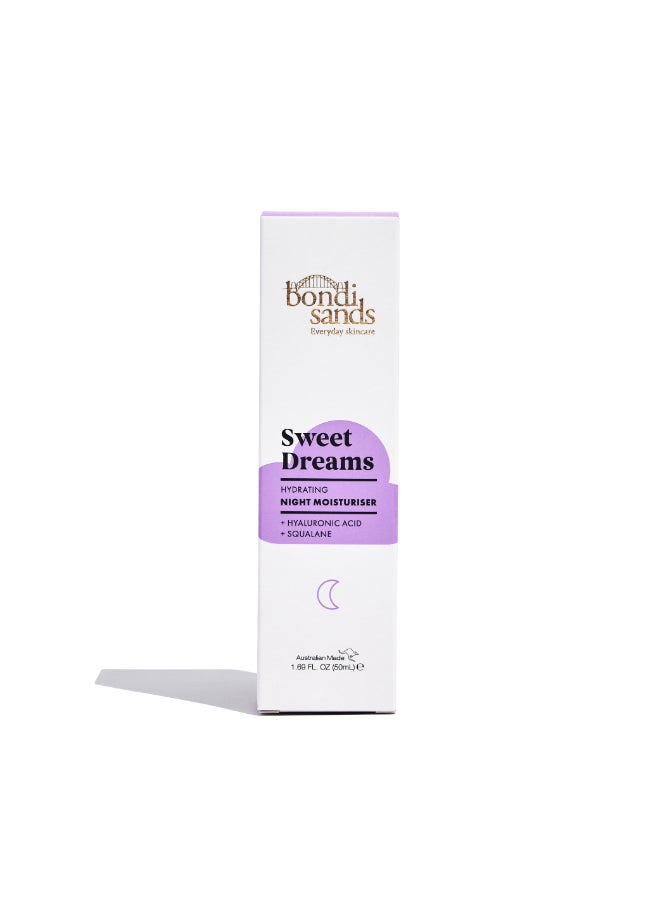 Sweet Dreams Night Moisturiser 50ml | Deeply Hydrating Overnight Face Cream for Skin Repair & Renewal | Anti-Aging Nourishing Night Moisturiser for Plump Radiant Skin | Restorative Sleep Facial Cream - image 3