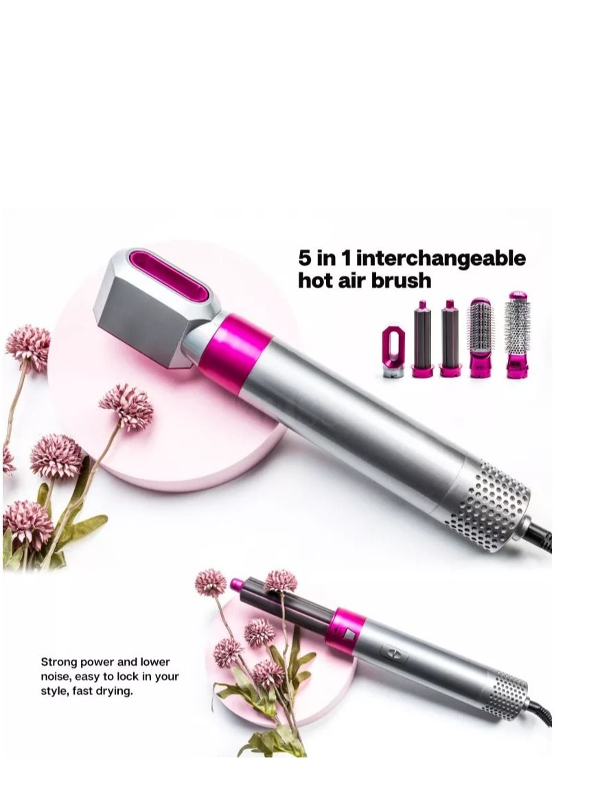 5 in 1 one-step hair dryer and volumizer hot air brush for Straightening Curling Drying