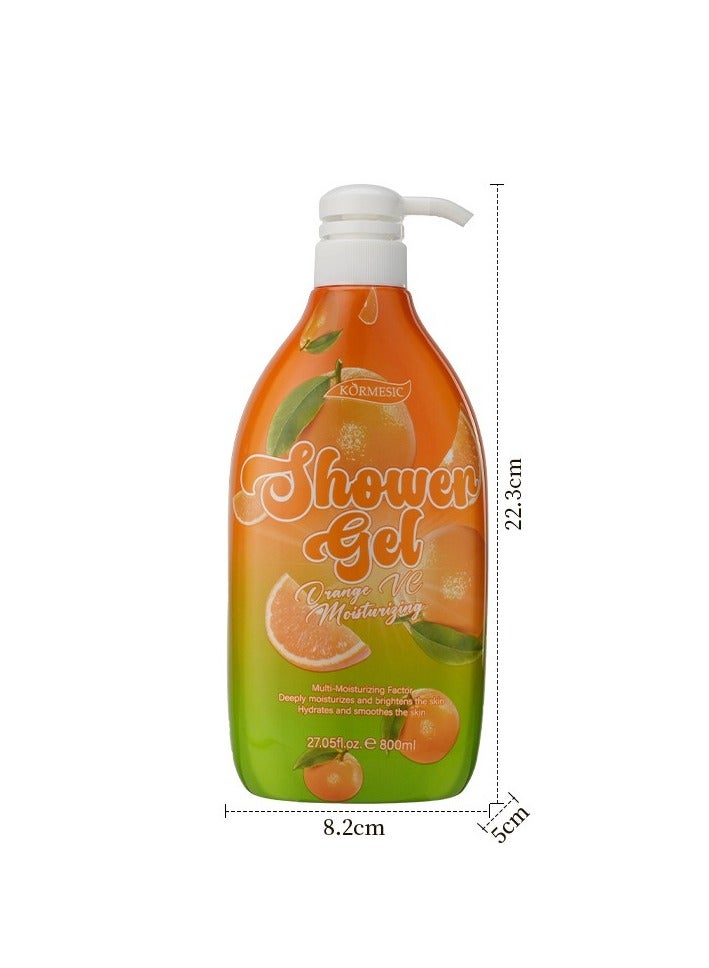 Orange VC Body Wash 800ml - Brightening & Refreshing