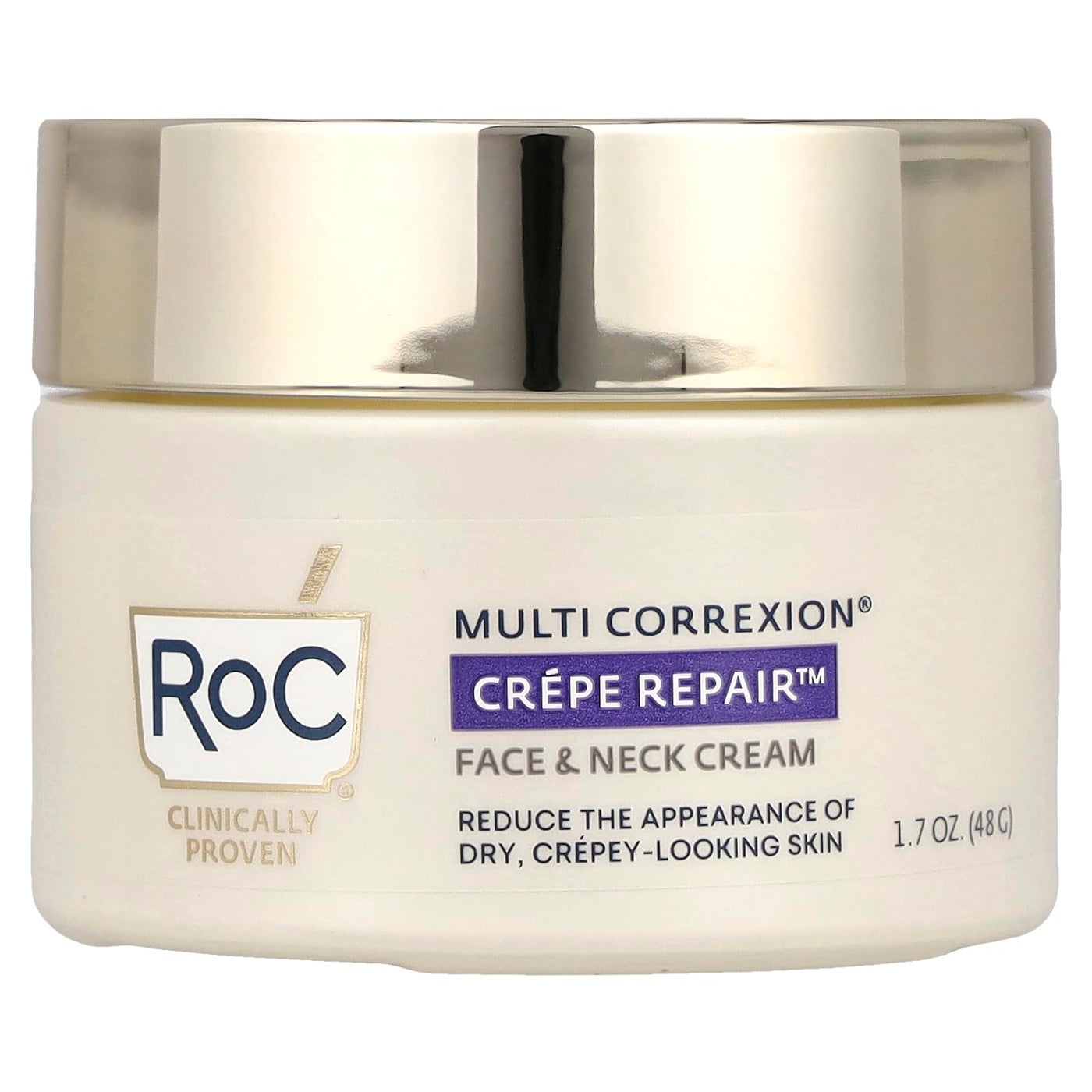 Roc Multi CorrexionÂ®, Crepe Repairâ„¢, Face & Neck Cream, 1.7 oz (48 g)