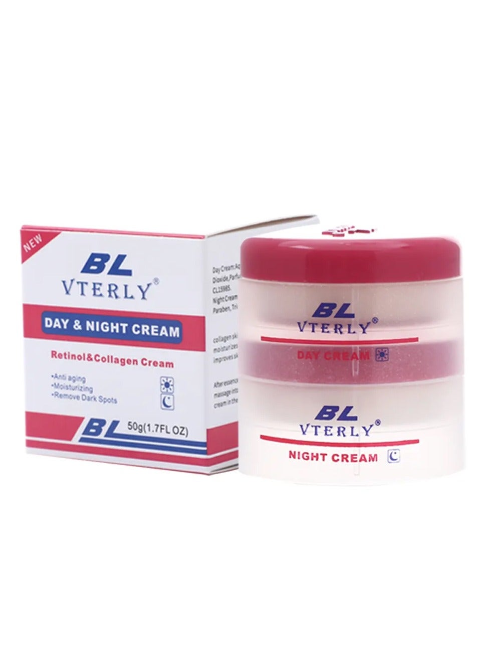 BL Vterly Remove Melasma Fade Dark Whitening Moisturizing Anti Aging Anti Freckle Skin Whitening Face Day Night Cream