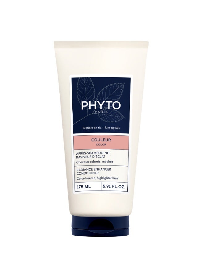Phyto Color Radiance Enhancer Conditioner, Color-Protecting Conditioner for Color-Treated & Highlighted Hair, Silicone-Free 175ml