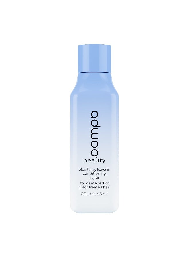 Blue Tansy Leave In Conditioner With Bamboo, Hydrolyzed Quinoa and Horsetail Extracts Help To Strengthen, Support Growth ​And Length Retention For Coily and Curly Hair. - 3.3 oz.