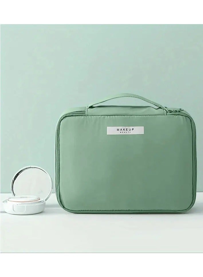 Minimalist Makeup Organizer - large Capacity Cosmetics Bag For Travel and Storage