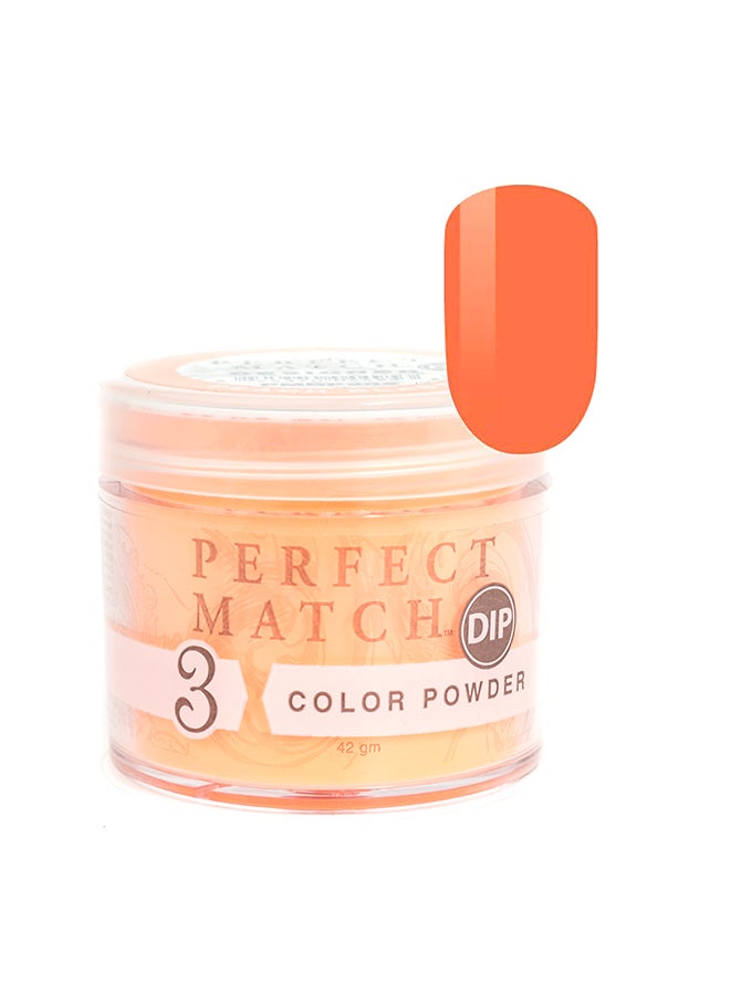 Nail Dipping Powder Peach Blast 42g, Dip Acrylic Powder Nail Art Manicure System by Perfect Match PMDP202