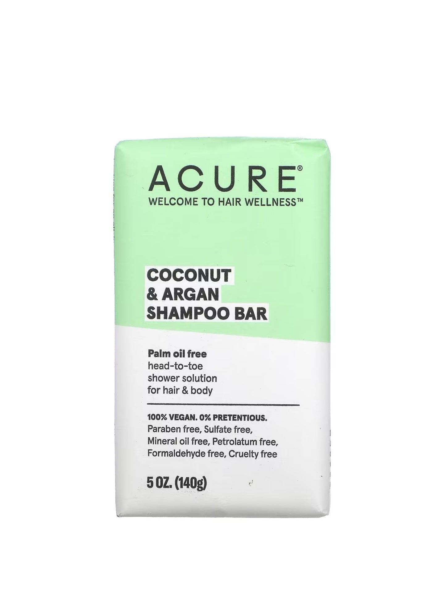 ACURE, Coconut & Argan Shampoo Bar, 5 oz (140 g)