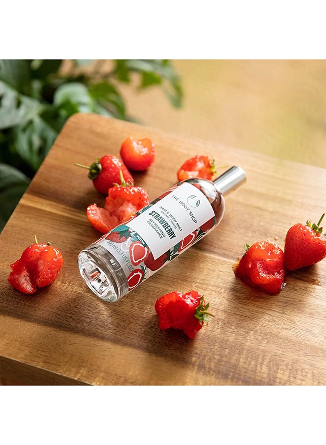 Strawberry Body Mist – Refreshing Fragrance Spray with 97% Natural Ingredients | Sweet Fruity Scent, Vegan & Recyclable Packaging, 100ml - image 2