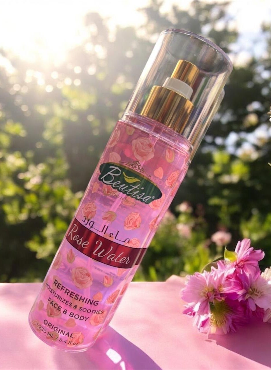 Original Rose Water For Refreshing Moisturizes & Soothes For Face And Body 250 ml
