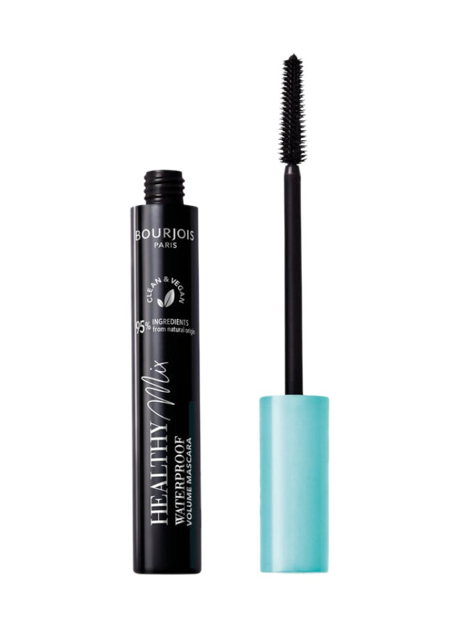 Healthy Mix Clean Waterproof Mascara - 001 - Waterproof Black, 10ml