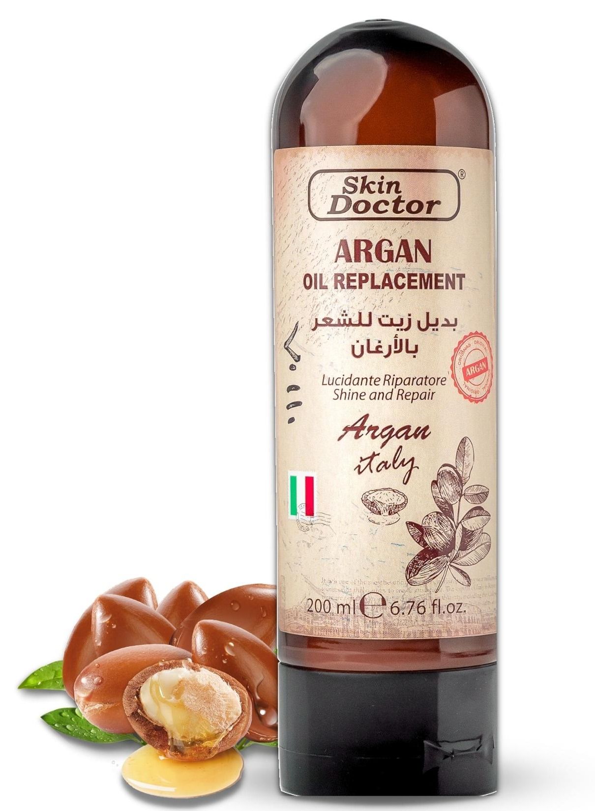 Argan Oil replacement For Hair - Hair Care for Dry Damaged Hair - All Type Hair - Smoothing Oil for Hair - Shine And Repair - Renewing Argan Oil Hair Treatment (200ml)
