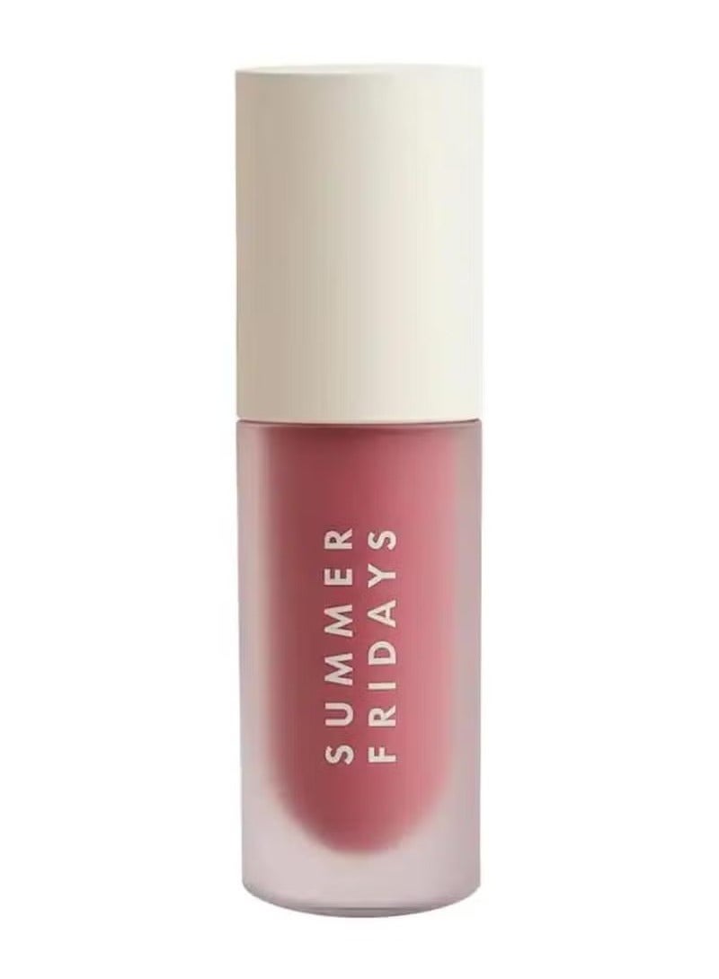 Dream Lip Oil - Tinted Lip Oil with Moisturizing Sheer Coverage, High-Shine and Deep Hydration - Non-Sticky Formula for Long-Lasting Softness - Soft Mauve (0.15 Oz)