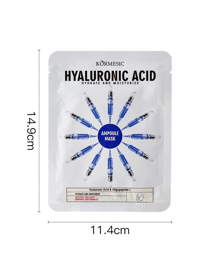 Hyaluronic Acid Ampoule Mask 25ml-5 packs  - Intense Hydration