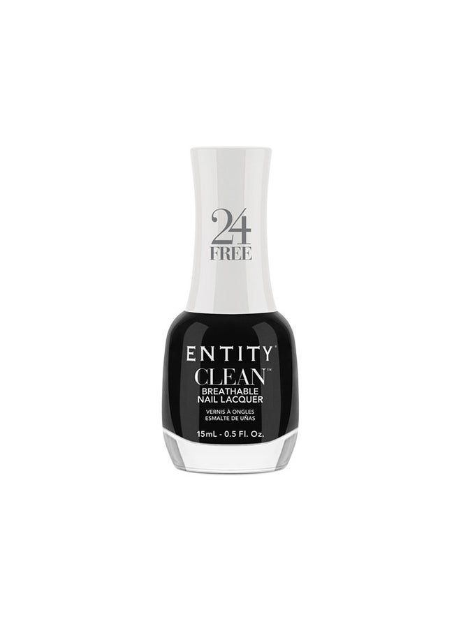 Clean Breathable Nail Lacquer - Black Silk 15ml