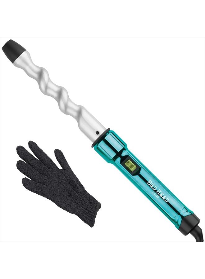 Curlipops Clamp-Free Curling Wand Iron | For Springy Styles and Massive Shine (1 in)