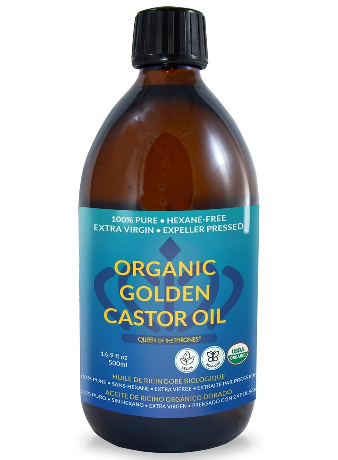 Organic Golden Castor Oil - 500mL