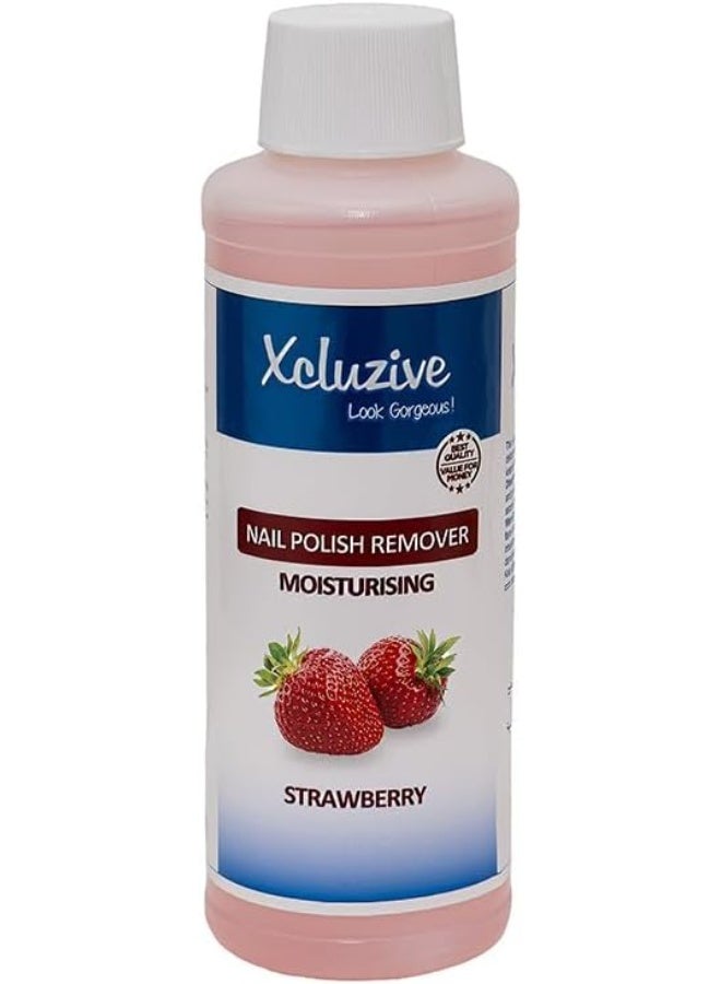 Xcluzive Xclusive Moisturizing Nail Polish Remover Strawberry 120ml