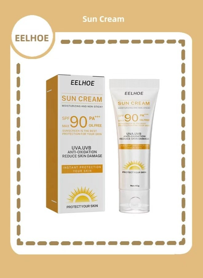 Facial Sun Cream Moisturizing And Non-Sticky Sunscreen Facial Moisturizer Anti Aging Oil FreeFacial Sun Cream Moisturizing And Non-Sticky Sunscreen Facial Moisturizer Anti Aging Oil Free