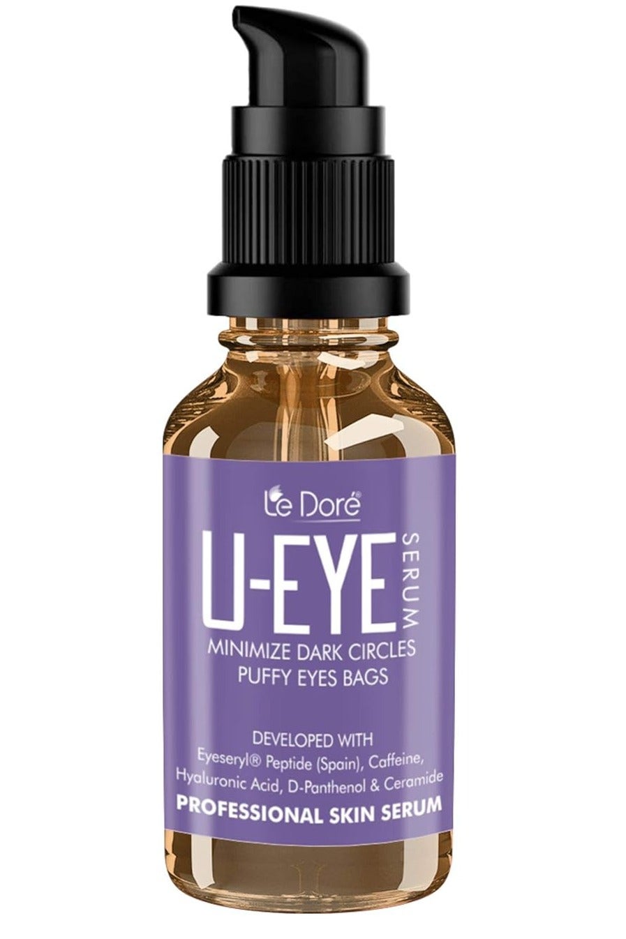 Eye Under Eye Serum With Eyeseryl Peptides Caffeine Hyaluronic Acid Veg Ceramide Coffee Seed Extract 15ml