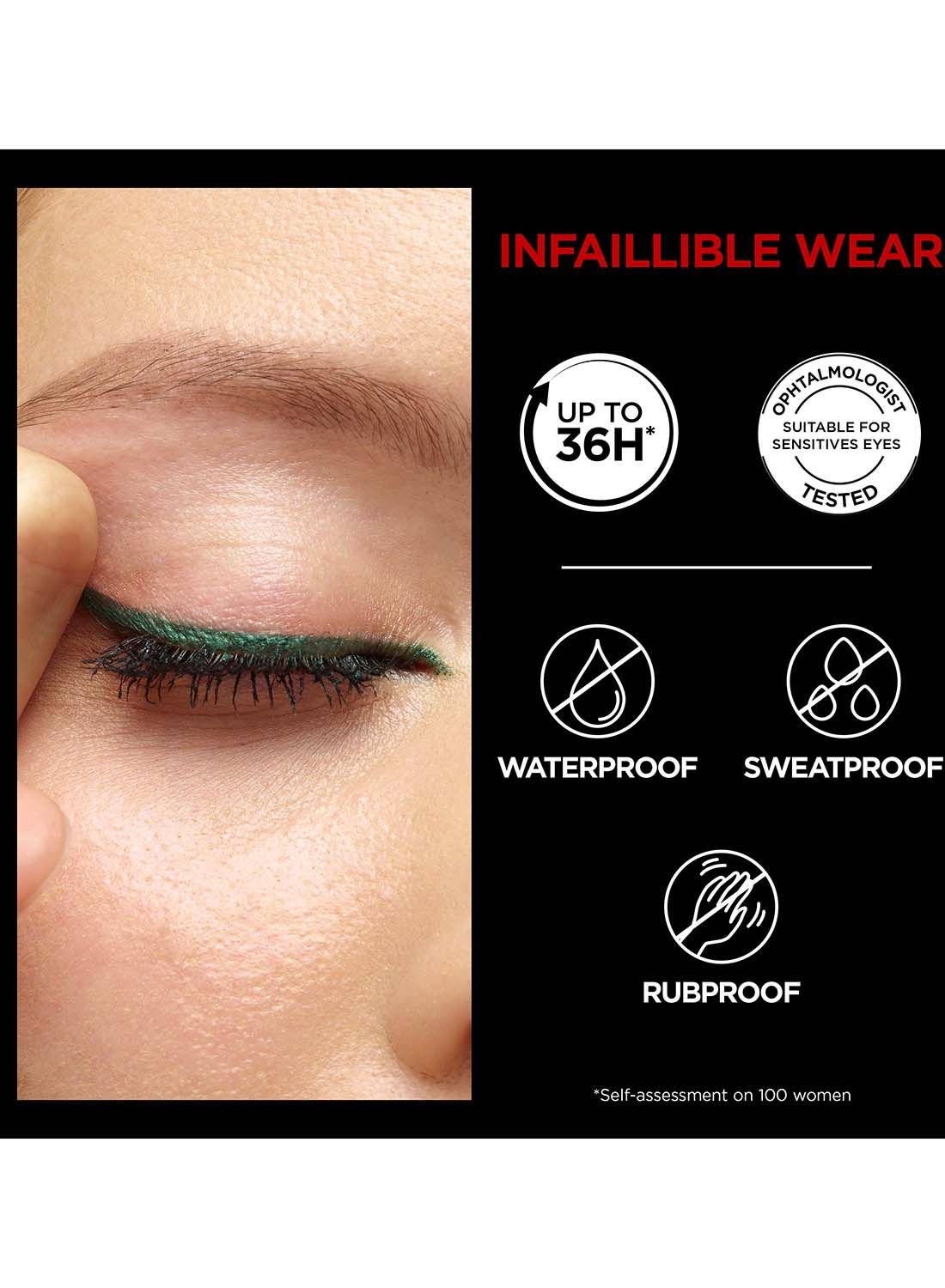 Infallible Grip Liner 36h Brown Denim - image 4
