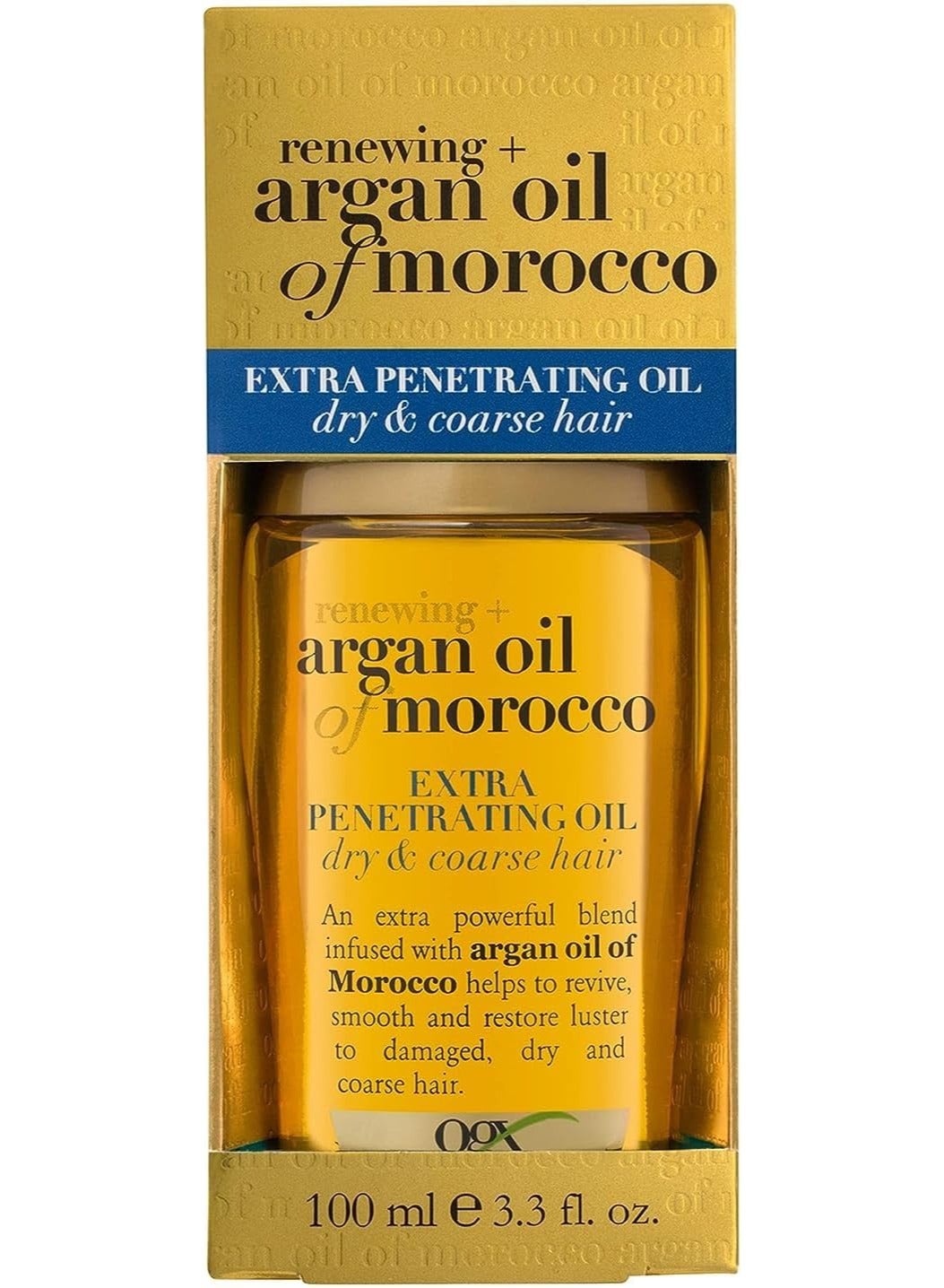 Argan Oil Of Morocco Extra Penetrating For Renewing Plus Dry And Coarse Hair 100 ML