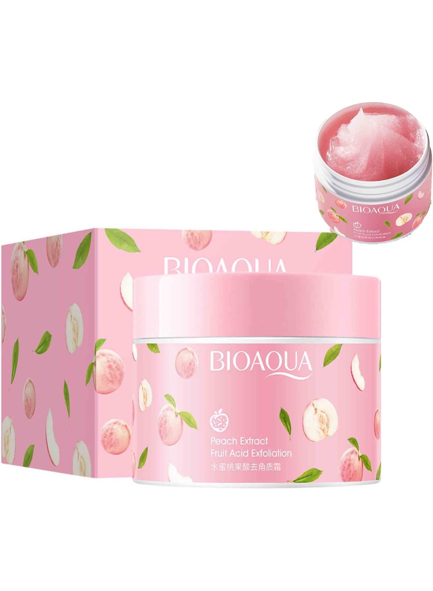 Peach Extract Exfoliating Body Scrub Gel 140g