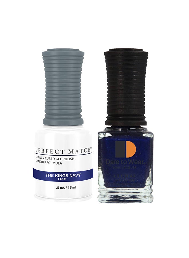 Soak Off Gel Nail Polish UV LED Gel Polish The Kings Navy PMS74