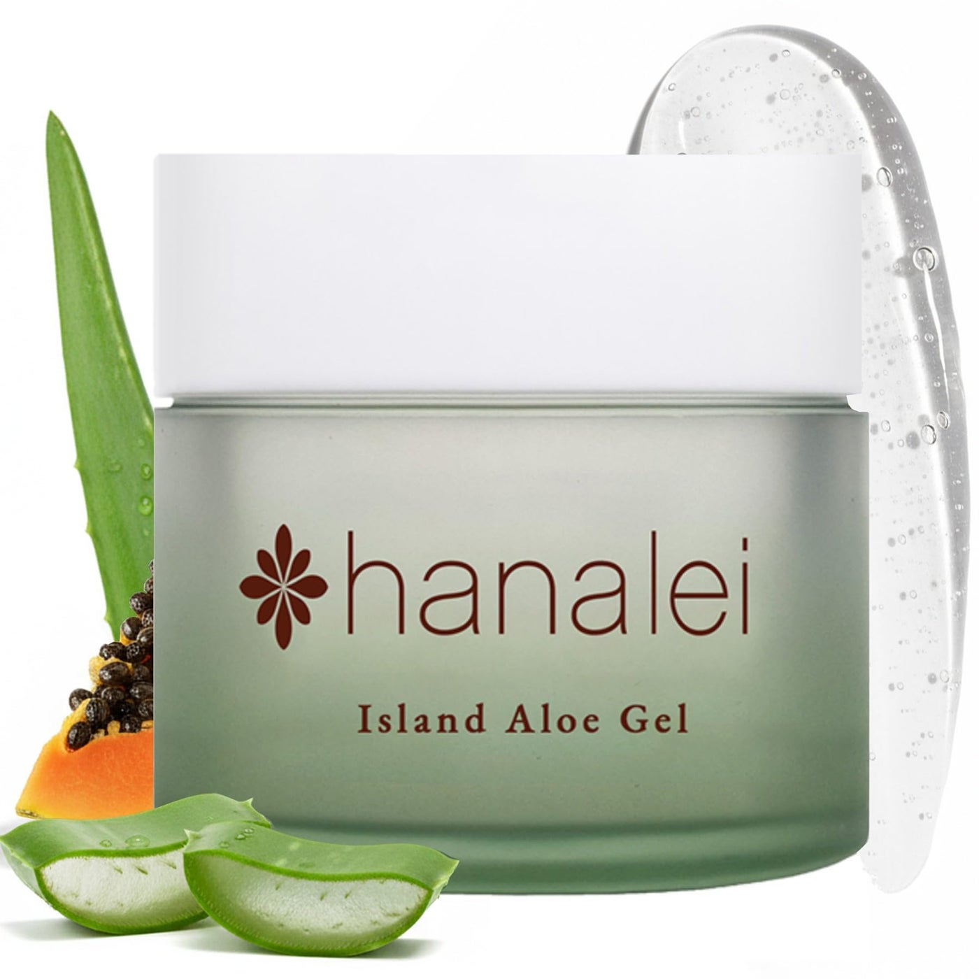 Hanalei Aloe Gel â€“ Soothing After-Sun Care & Daily Moisturizer â€“ Hydrating, Cooling Aloe Vera Gel for Face & Body â€“ Cruelty-Free, Paraben-Free Skincare â€“ Natural Moisturizer â€“ Full Size - 100g