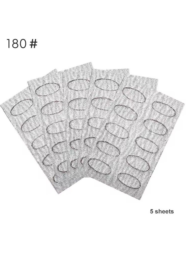 Nail Cuticle Pusher Self-adhesive Sand Flake File Trimming Nails Pre Polishing Sandpaper Set Manicure Treatment Tool