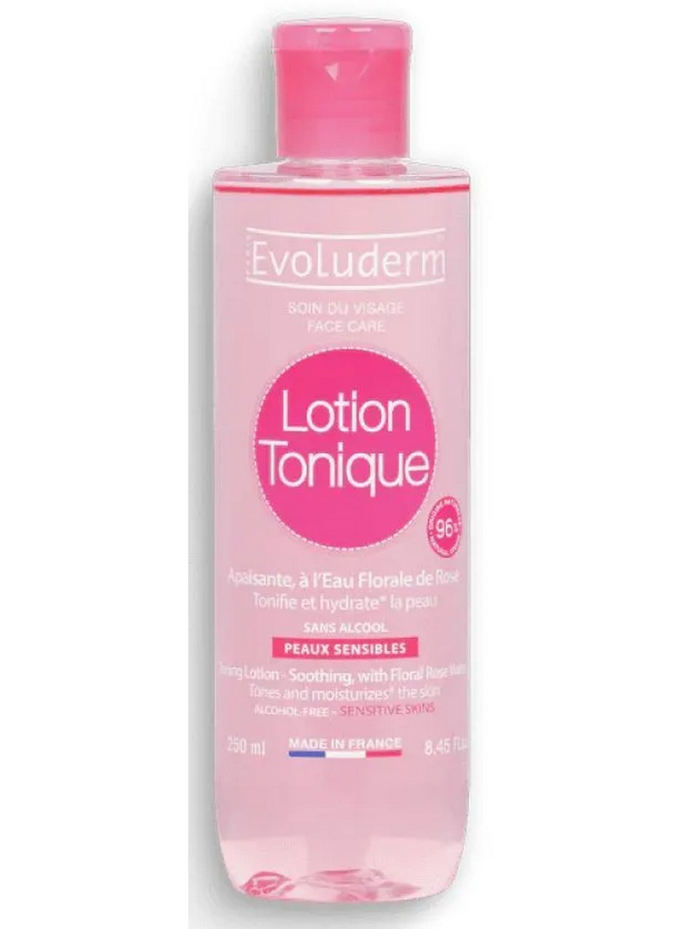 Toning Lotion Soothing With Floral Rose Water Sensitive Skin Soothes & Moisturizes Alcohol Free 250 ML