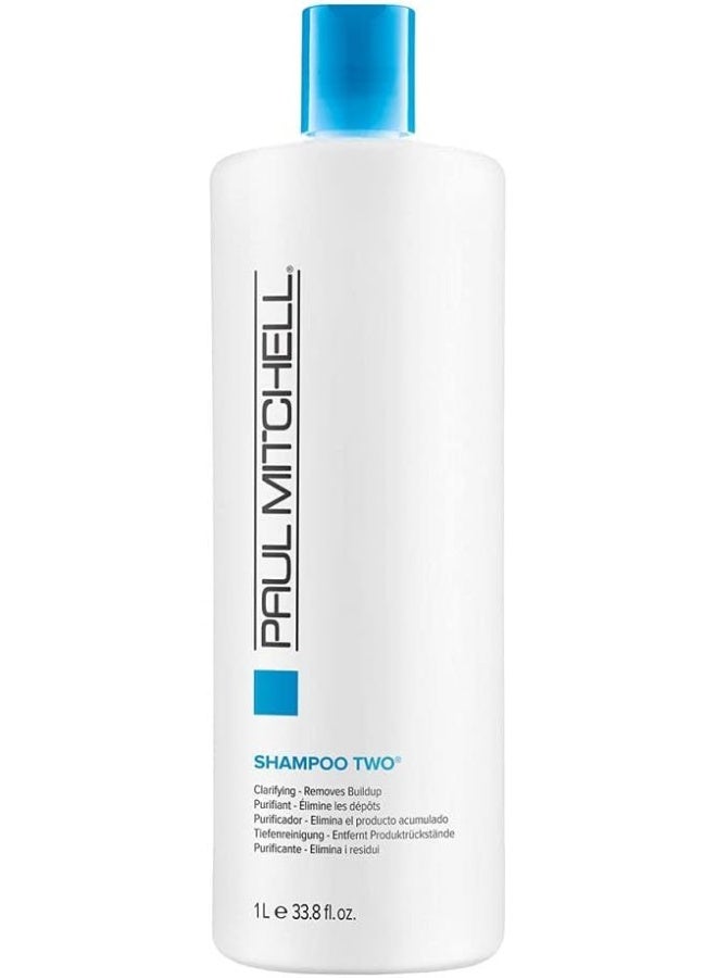 Shampoo Two, Clarifying, Removes Buildup, For All Hair Types, Especially Oily Hair, 33.8 fl. oz.