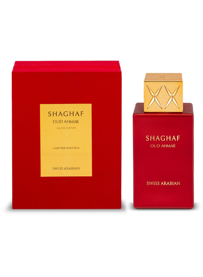Shaghaf Oud Ahmar- Unisex Eau De Parfum 75ml - image 2