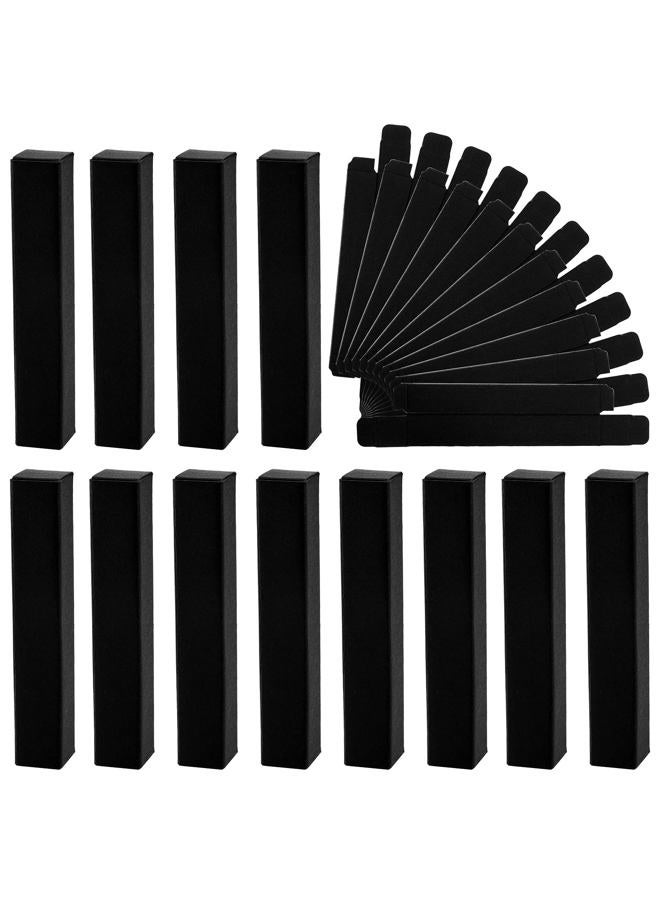 118 Pack Lip Gloss Packaging Boxes, Kraft Paper Empty Lipgloss Packaging Cases Bulk Black Wrapping Box for Essential Oil, Mascara Tube, Perfume Sample, Small Business